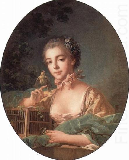 Francois Boucher Portrait of the artist's daughter china oil painting image